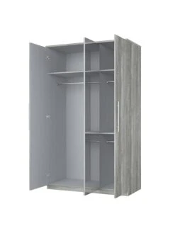 Very Home Home Essentials - Prague 3 Door Mirrored Wardrobe 8 Very Home Home Essentials - Prague 3 Door Mirrored Wardrobe -Oleu Furniture Shop 2BJ3M SQ4 0000000232 WHITE ASH SLd