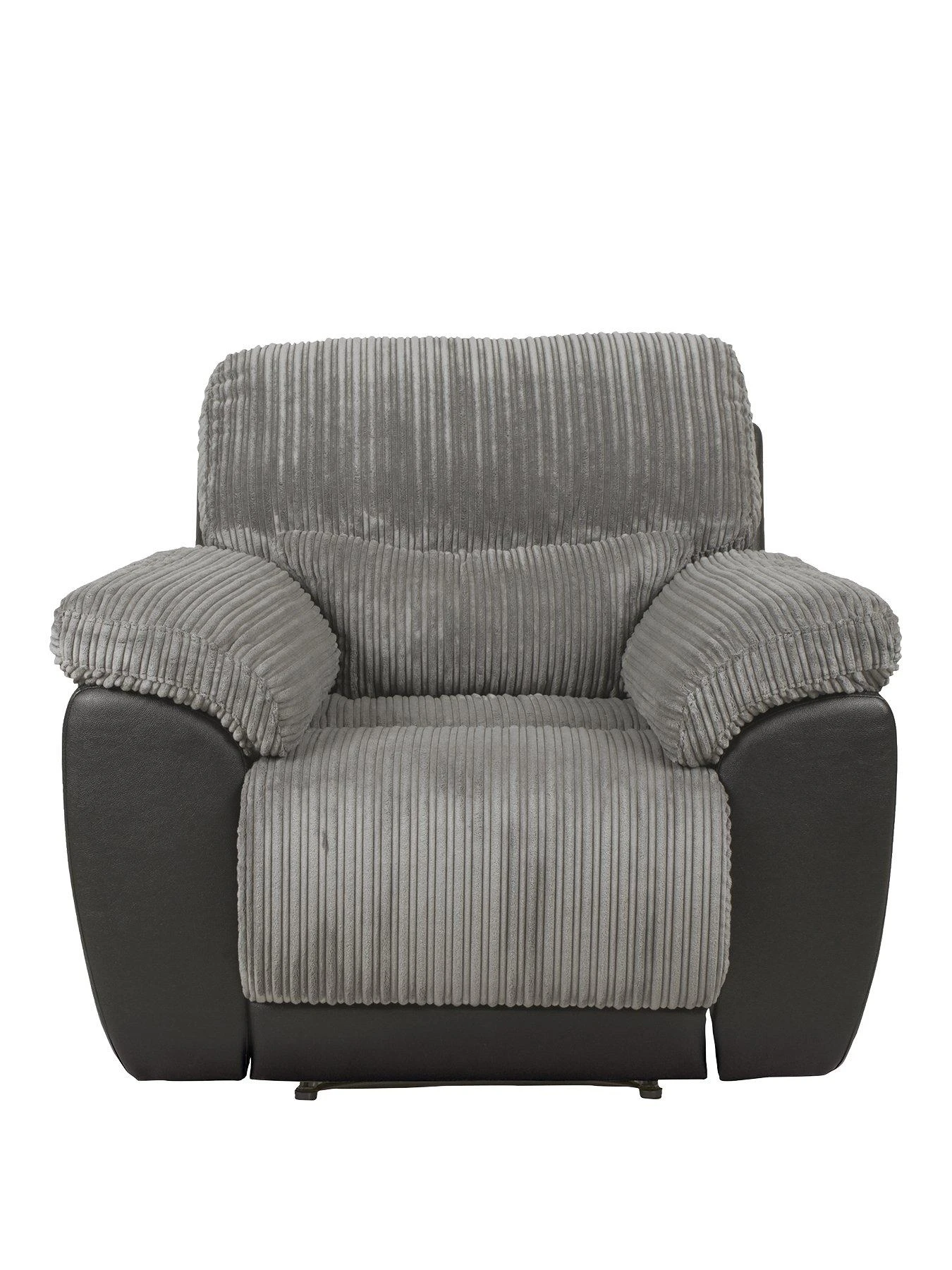 Sienna Fabric/Faux Leather Recliner Armchair 3 Sienna Fabric/Faux Leather Recliner Armchair