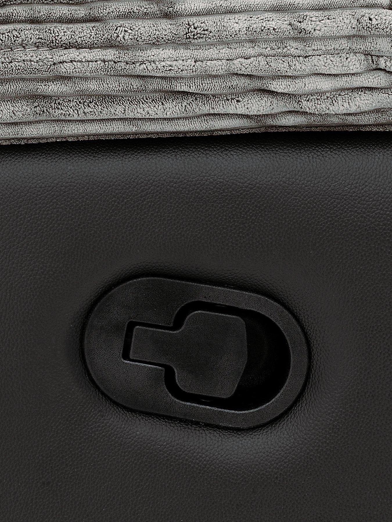 Sienna Fabric/Faux Leather Recliner Armchair 7 Sienna Fabric/Faux Leather Recliner Armchair - Image 5