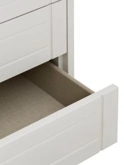 One Call Alderley Ready Assembled 2-Drawer Bedside Cabinet -Oleu Furniture Shop 3DAMR SQ4 0000000005 GREY SLd