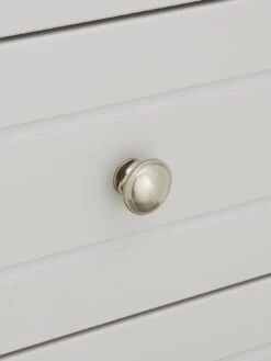 One Call Alderley Ready Assembled Wide 5 Drawer Chest -Oleu Furniture Shop 3DAMU SQ5 0000000005 GREY SLd1