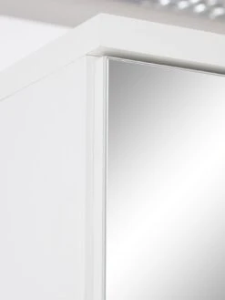 Very Home Prague 4-door Wardrobe With Mirrored Doors And Internal Chest Of 3 Drawers - FSC® Certified -Oleu Furniture Shop 3VHJX SQ6 0000000013 WHITE SLd2