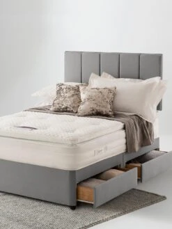 Silentnight Jasmine Geltex 2000 Pocket Pillowtop Mattress - Medium Soft -Oleu Furniture Shop 43PWJ SQ2 0000000088 NO COLOR SLd