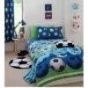 Catherine Lansfield Football Duvet Cover Set - Blue 2 Catherine Lansfield Football Duvet Cover Set - Blue -Oleu Furniture Shop 4A4QH SQ1 0000000020 BLUE SLf