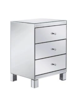 Very Home Parisian Mirrored 3 Drawer Ready Assembled Bedside Chest 9 Very Home Parisian Mirrored 3 Drawer Ready Assembled Bedside Chest -Oleu Furniture Shop 4AAE4 SQ3 0000000099 N A SLa1