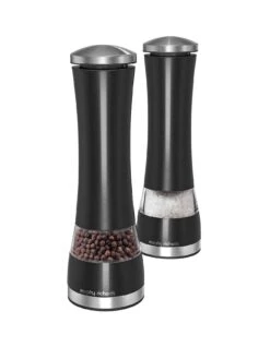 Morphy Richards Electronic Salt And Pepper Mill Set - Black