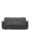 Leighton Leather/Faux Leather 3 Seater Power Recliner Sofa - Black -Oleu Furniture Shop 66CGJ SQ1 0000000004 BLACK SLf