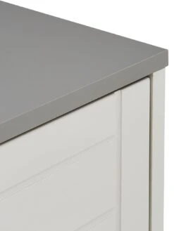 One Call Alderley Ready Assembled Narrow 5 Drawer Chest -Oleu Furniture Shop 69PAG SQ6 0000000005 GREY SLd2