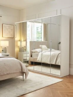 Very Home Prague Mirror 6 Door Wardrobe - FSC® Certified