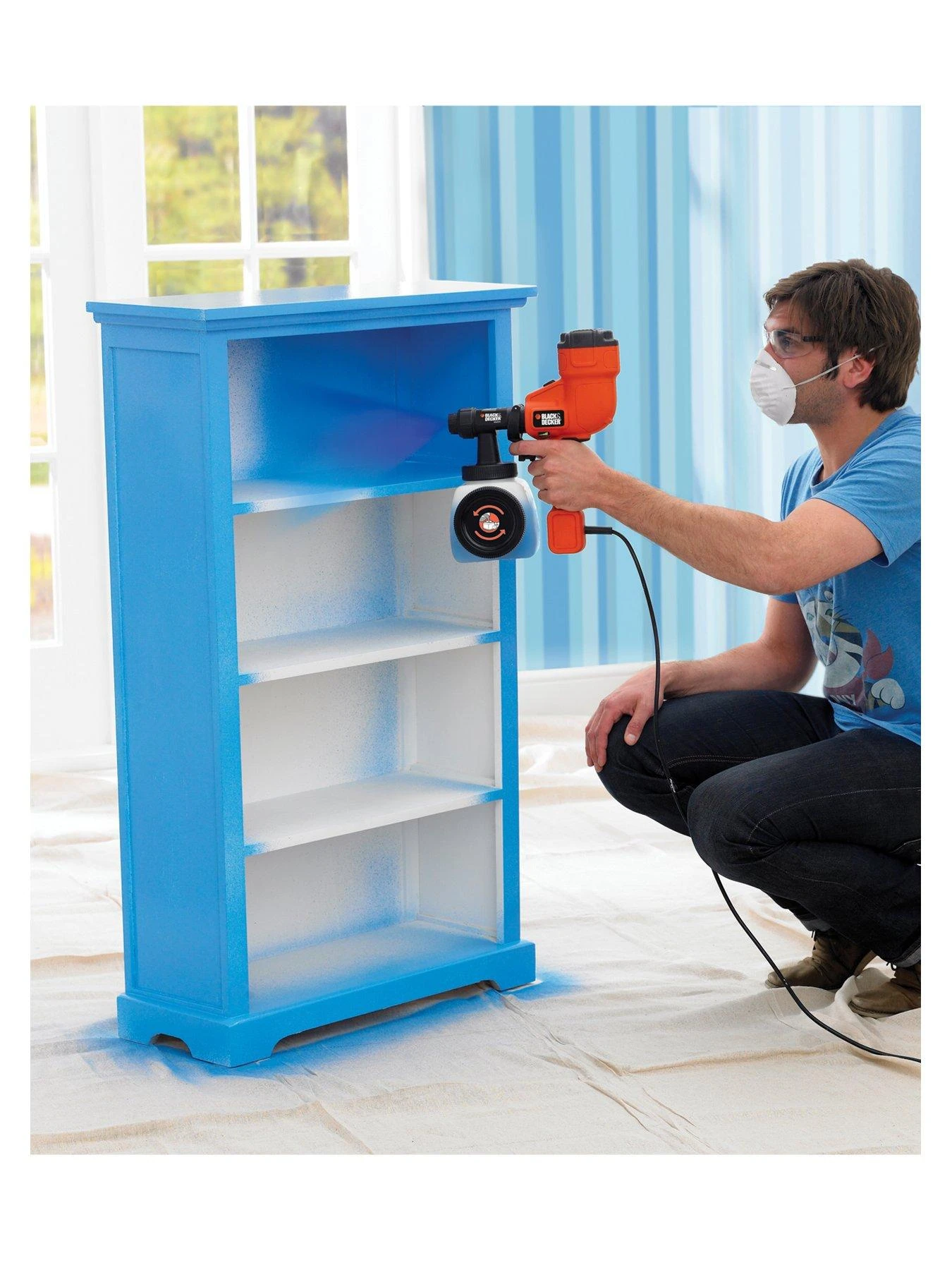 Black & Decker 400W Hand Held Paint Sprayer HVLP200-GB 4 Black & Decker 400W Hand Held Paint Sprayer HVLP200-GB - Image 2