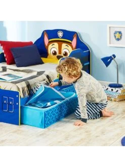 Paw Patrol Chase Toddler Bed With Storage By HelloHome -Oleu Furniture Shop K7KL6 SQ4 0000000088 NO COLOR SLd