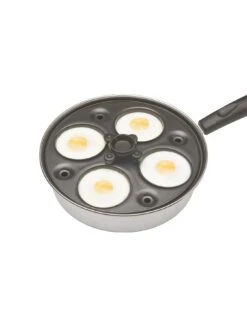 KitchenCraft Carbon Steel Non Stick Induction Safe 4-Cup Egg Poacher, 21 Cm -Oleu Furniture Shop K7PL9 SQ2 0000000088 NO COLOR SLd