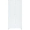 Little Acorns Classic White Wardrobe -Oleu Furniture Shop KHGQ3 SQ2 0000000013 WHITE SLf