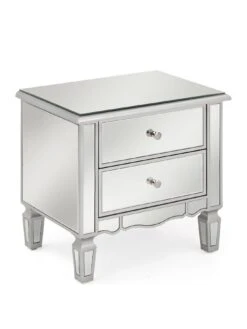 Very Home Mirage 2 Drawer Mirrored Bedside Chest 9 Very Home Mirage 2 Drawer Mirrored Bedside Chest -Oleu Furniture Shop KJ6UE SQ3 0000000099 N A SLa