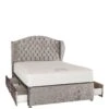 Luxe Collection From Airsprung Marilyn 1000 Memory Divan With Storage Options - Headboard Included 2 Luxe Collection From Airsprung Marilyn 1000 Memory Divan With Storage Options - Headboard Included -Oleu Furniture Shop KJKAQ SQ1 0000000035 SILVER SLa