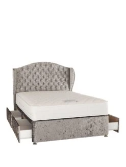 Luxe Collection From Airsprung Marilyn 1000 Memory Divan With Storage Options - Headboard Included
