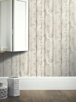 ARTHOUSE Whitewashed Wood Wallpaper