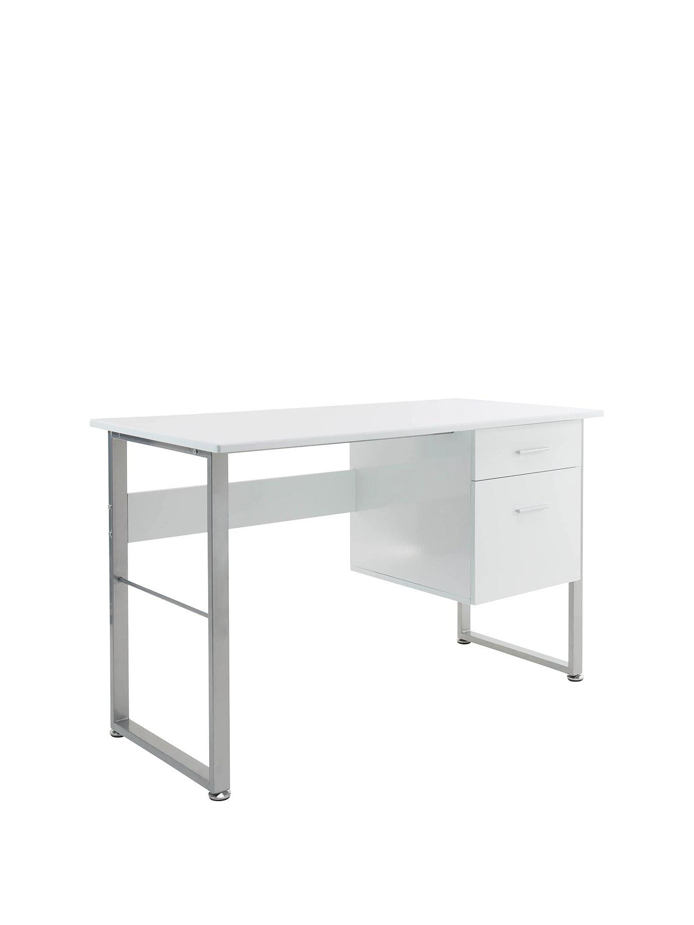 Alphason Cabrini White Storage Desk 3 Alphason Cabrini White Storage Desk