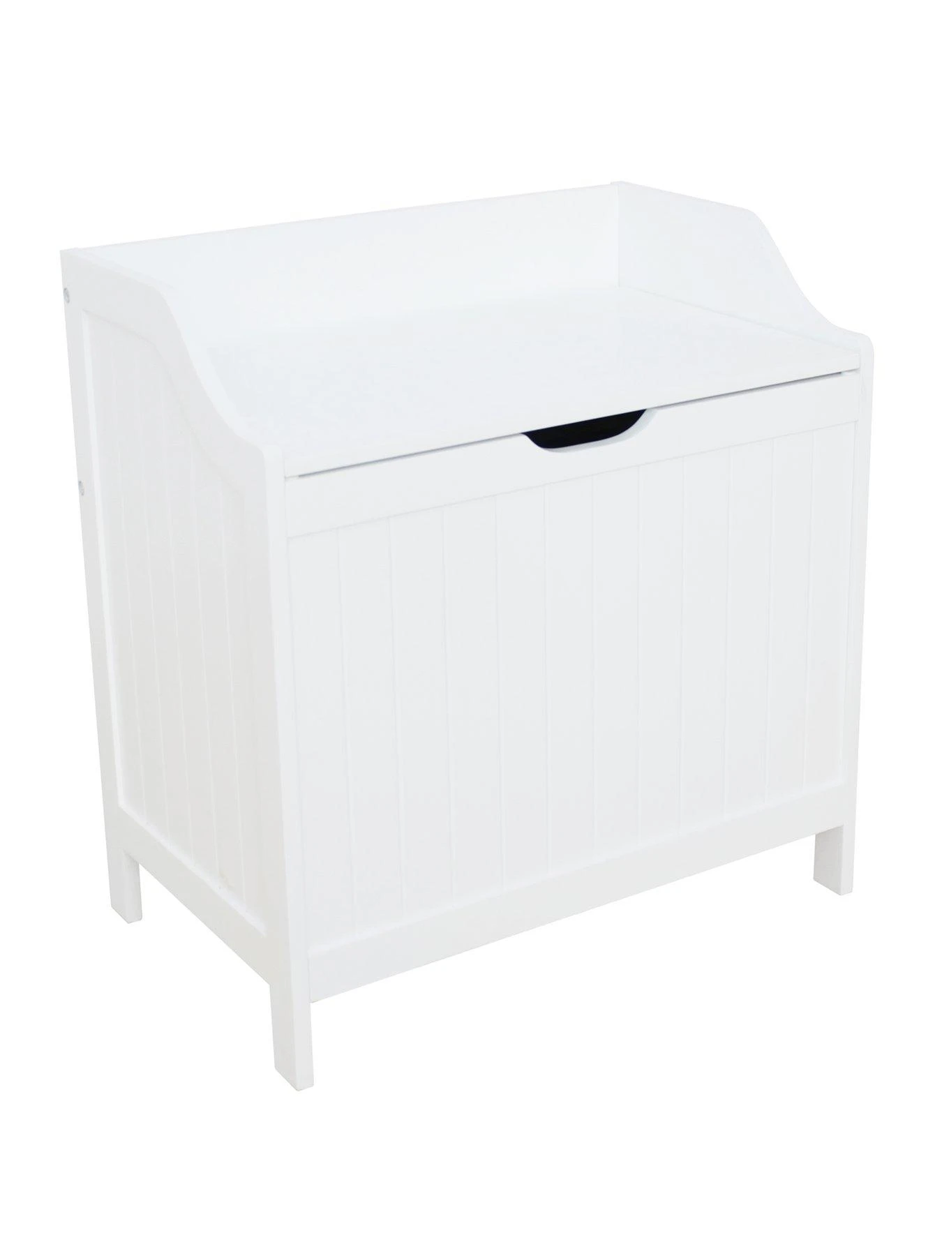 Lloyd Pascal Portland Laundry Hamper - White 4 Lloyd Pascal Portland Laundry Hamper - White - Image 2