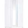 One Call Monaco Part Assembled High Gloss 3 Door Mirrored Wardrobe 1 One Call Monaco Part Assembled High Gloss 3 Door Mirrored Wardrobe -Oleu Furniture Shop LPHVP SQ1 0000000559 WHITE GLOSS SLf