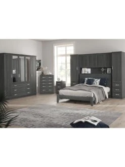 Very Home Camberley Graduated 5 Drawer Chest -Oleu Furniture Shop LPLMD SQ7 0000000558 DARK OAK DGy