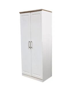 SWIFT Regent Ready Assembled 2 Door Wardrobe - FSC® Certified 11 SWIFT Regent Ready Assembled 2 Door Wardrobe - FSC® Certified -Oleu Furniture Shop LTHHF SQ3 0000000010 WHITE OAK SLa