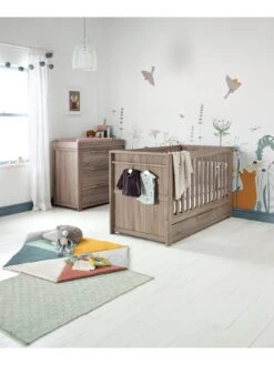 Mamas & Papas Franklin Cot Bed And Dresser Changer -Oleu Furniture Shop LX9GC SQ2 0000000725 GREY WASH RSr