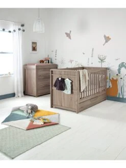 Mamas & Papas Franklin Cot Bed And Dresser Changer -Oleu Furniture Shop LX9GC SQ5 0000000725 GREY WASH SLd1