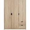 Very Home Aspen 3 Door, 2 Drawer Wardrobe -Oleu Furniture Shop LXMUM SQ2 0000000006 OAK SLf