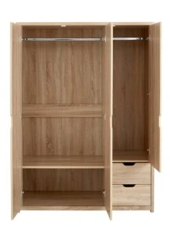 Very Home Aspen 3 Door, 2 Drawer Wardrobe -Oleu Furniture Shop LXMUM SQ4 0000000006 OAK SLd
