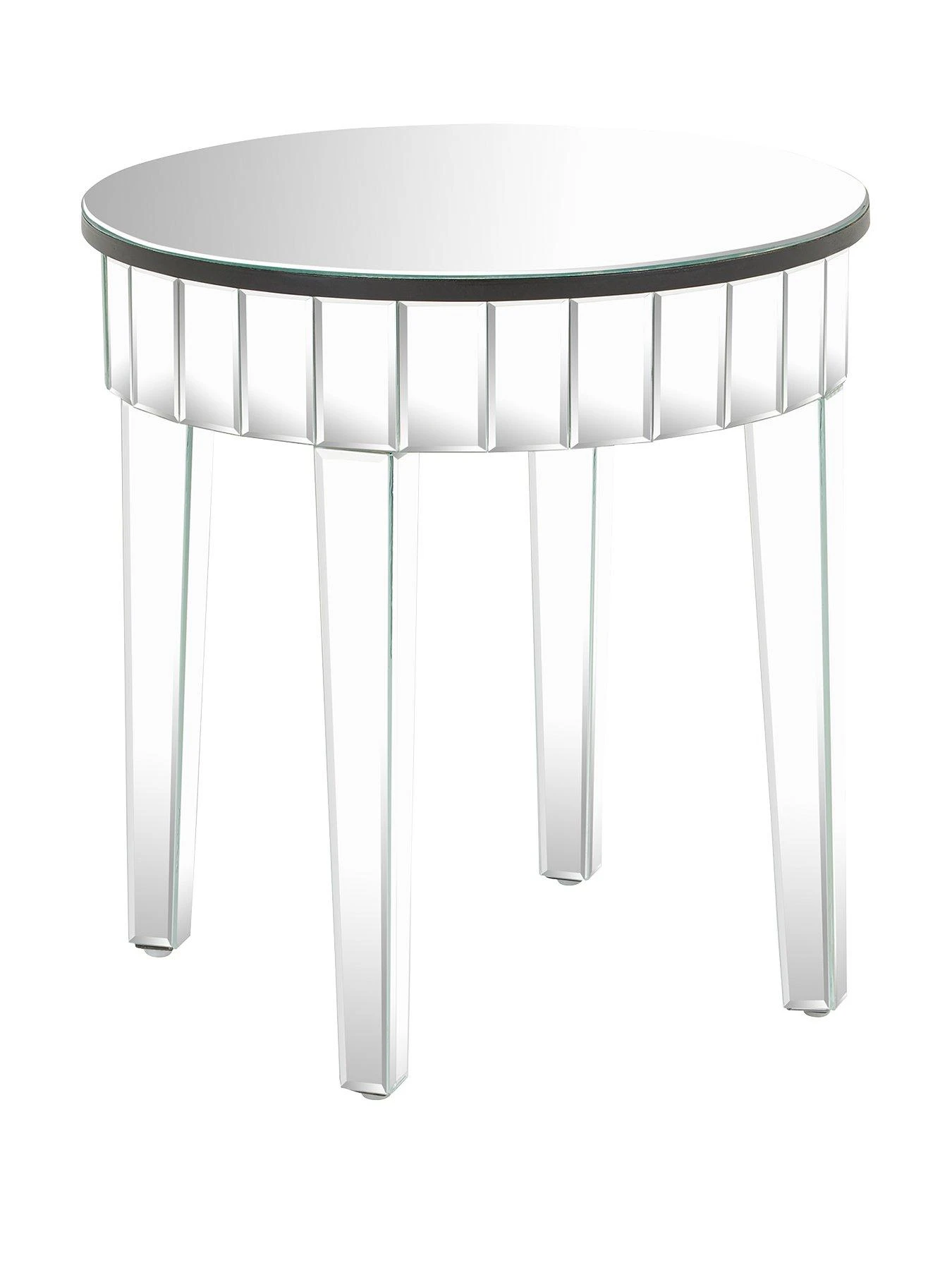 Michelle Keegan Home Vegas Mirrored Occasional Lamp Table 4 Michelle Keegan Home Vegas Mirrored Occasional Lamp Table - Image 2