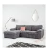 Very Home Amalfi 3-Seater Standard Back Left Hand Fabric Corner Chaise Sofa - FSC® Certified -Oleu Furniture Shop M7FWP SQ1 0000000071 CHARCOAL SLf