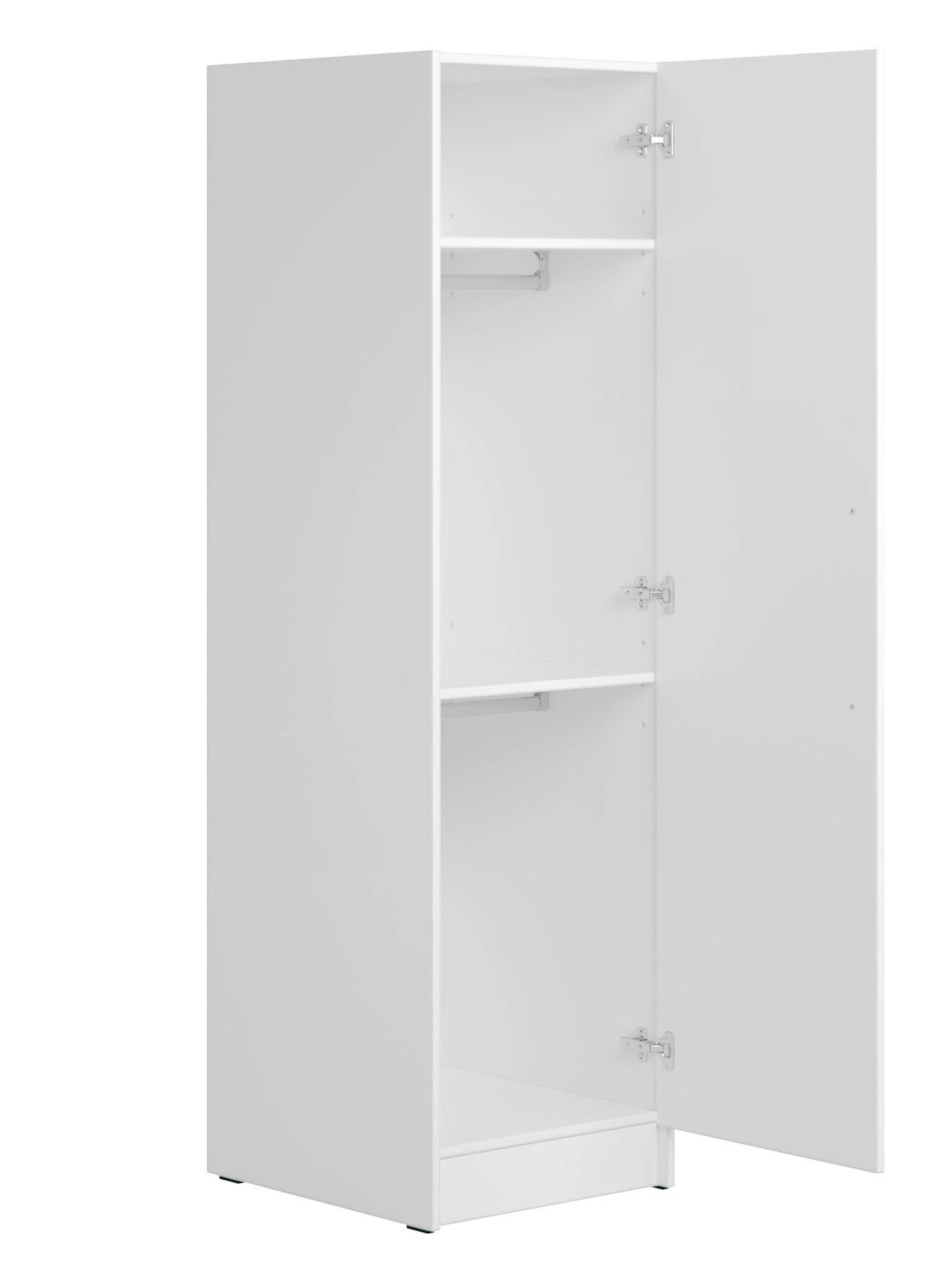 Little Acorns Portofino Cot Bed, Dresser And Single Wardrobe - White 8 Little Acorns Portofino Cot Bed, Dresser And Single Wardrobe - White - Image 6