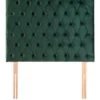 Very Home Harmon Velvet Padded Headboard 1 Very Home Harmon Velvet Padded Headboard -Oleu Furniture Shop MNAM6 SQ1 0000000047 GREEN SLc