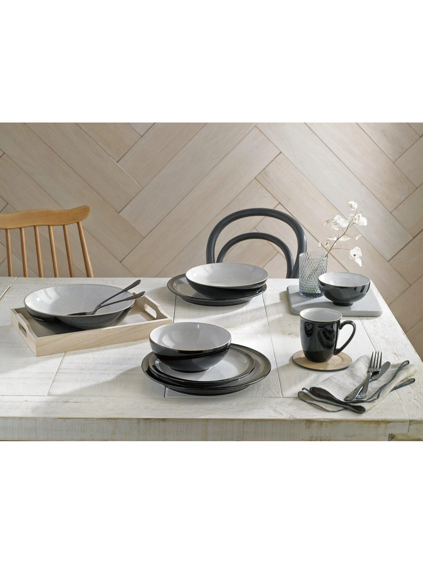 Denby Elements Set Of 4 Coffee Mugs – Black 7 Denby Elements Set Of 4 Coffee Mugs – Black - Image 5