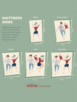 Airsprung Eleanor 1200 Pocket Ortho Mattress -Oleu Furniture Shop MQT6P SQ3 0000000099 N A SLd