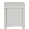Very Home Atlantic High Gloss Lamp Table - Grey -Oleu Furniture Shop MRRQP SQ1 0000000005 GREY SLf