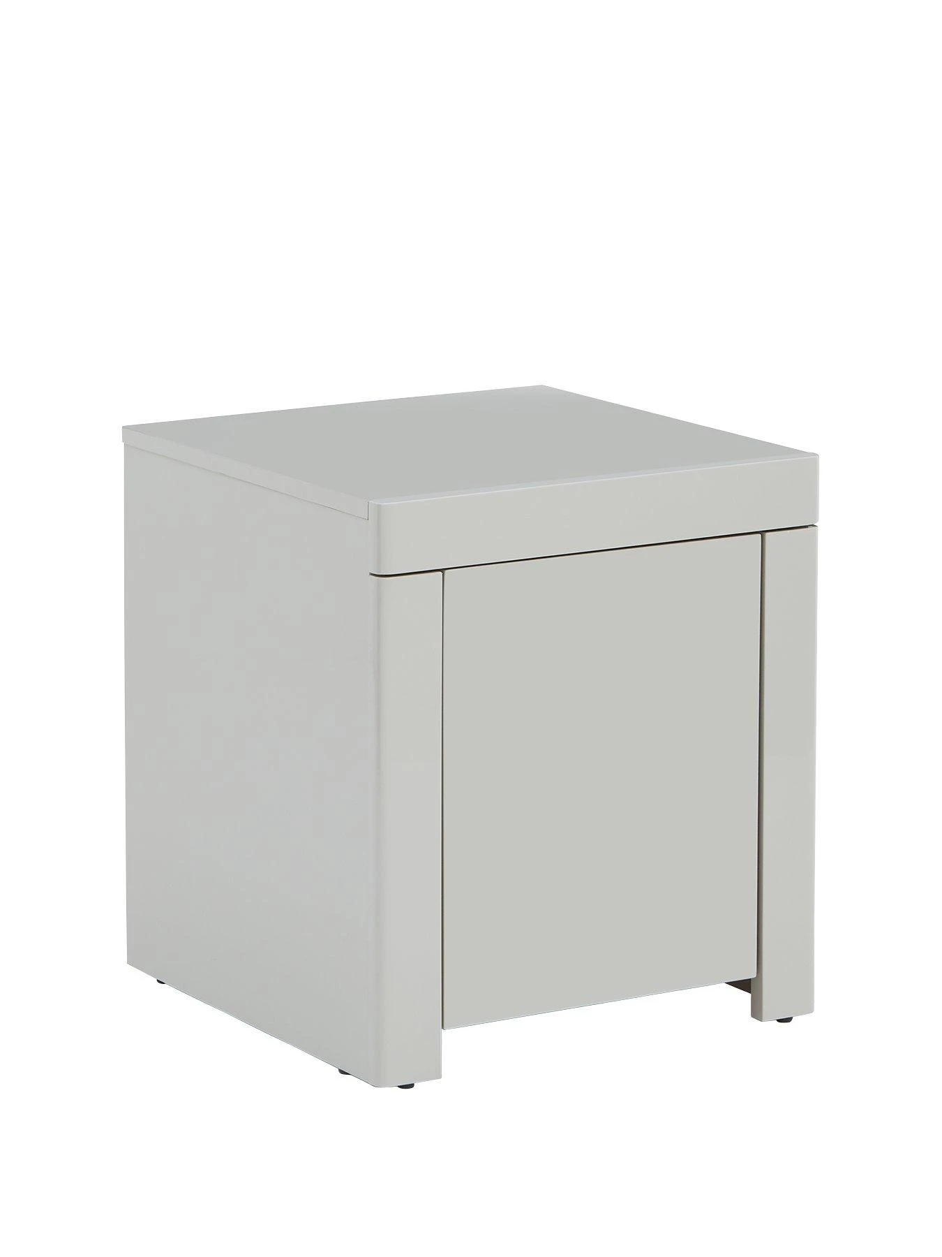 Very Home Atlantic High Gloss Lamp Table - Grey 5 Very Home Atlantic High Gloss Lamp Table - Grey - Image 3