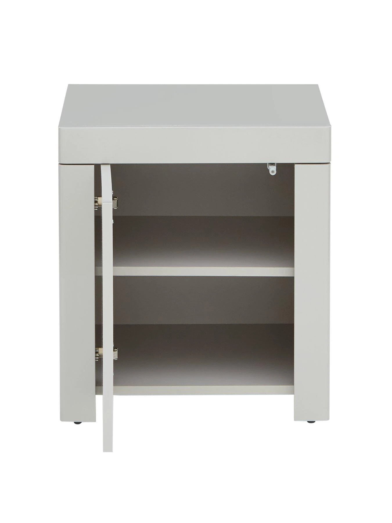 Very Home Atlantic High Gloss Lamp Table - Grey 6 Very Home Atlantic High Gloss Lamp Table - Grey - Image 4