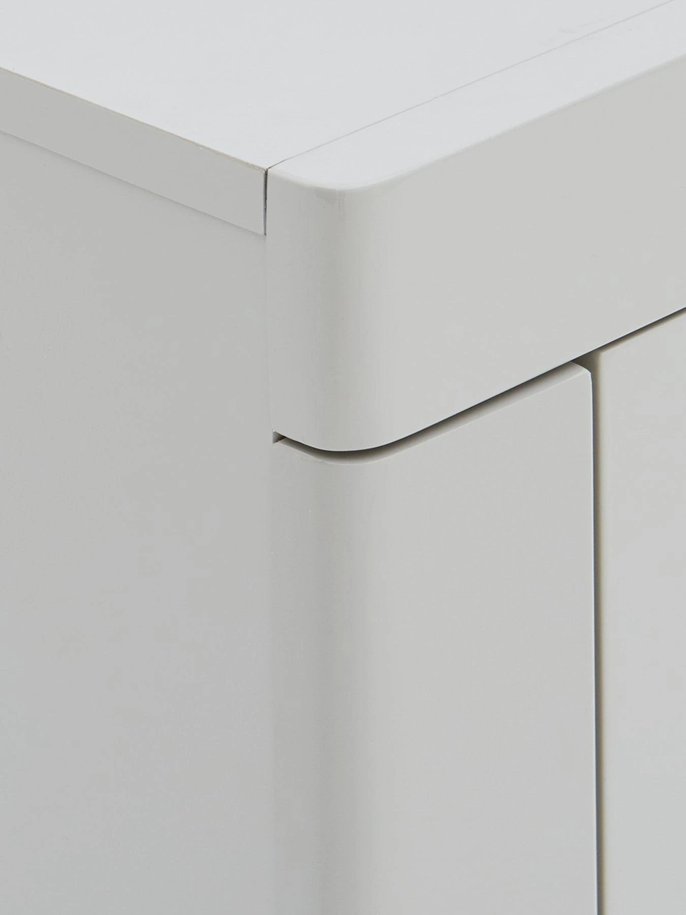 Very Home Atlantic High Gloss Lamp Table - Grey 7 Very Home Atlantic High Gloss Lamp Table - Grey - Image 5