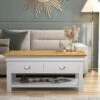 Very Home Seattle Ready Assembled Storage Coffee Table -Oleu Furniture Shop MRXRT SQ1 0000000311 GREY OAK RSr