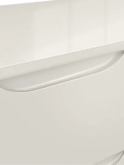 One Call Bilbao Ready Assembled High Gloss Desk - Grey -Oleu Furniture Shop MUDM6 SQ5 0000000563 GREY GLOSS SLd1