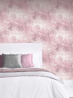 ARTHOUSE Damselfly Blush Wallpaper