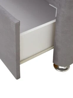 Airsprung New Victoria Essentials Quilt Divan With Storage Options -Oleu Furniture Shop MXGQG SQ5 0000000005 GREY SLd2