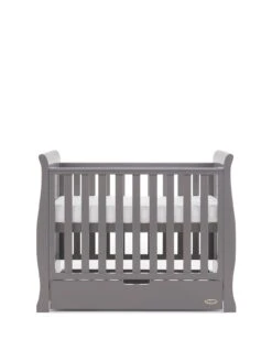 Obaby Stamford Space Saver Sleigh 3-Piece Nursery Room Set 11 Obaby Stamford Space Saver Sleigh 3-Piece Nursery Room Set -Oleu Furniture Shop MXLDR SQ3 0000005355 TAUPE GREY SLa