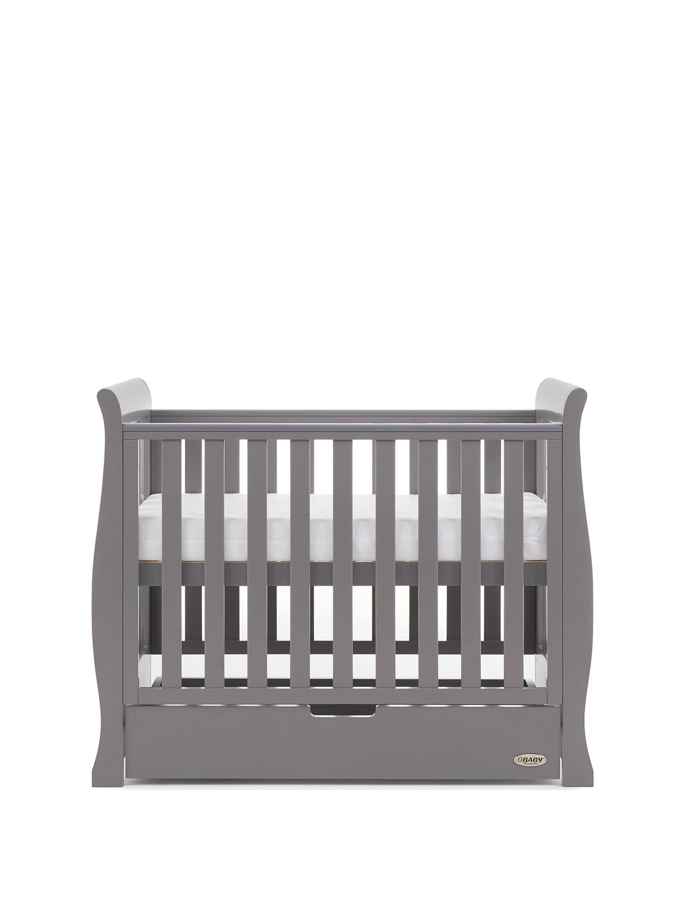 Obaby Stamford Space Saver Sleigh 3-Piece Nursery Room Set 5 Obaby Stamford Space Saver Sleigh 3-Piece Nursery Room Set - Image 3
