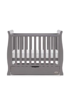 Obaby Stamford Space Saver Sleigh 3-Piece Nursery Room Set 12 Obaby Stamford Space Saver Sleigh 3-Piece Nursery Room Set -Oleu Furniture Shop MXLDR SQ4 0000005355 TAUPE GREY SLd