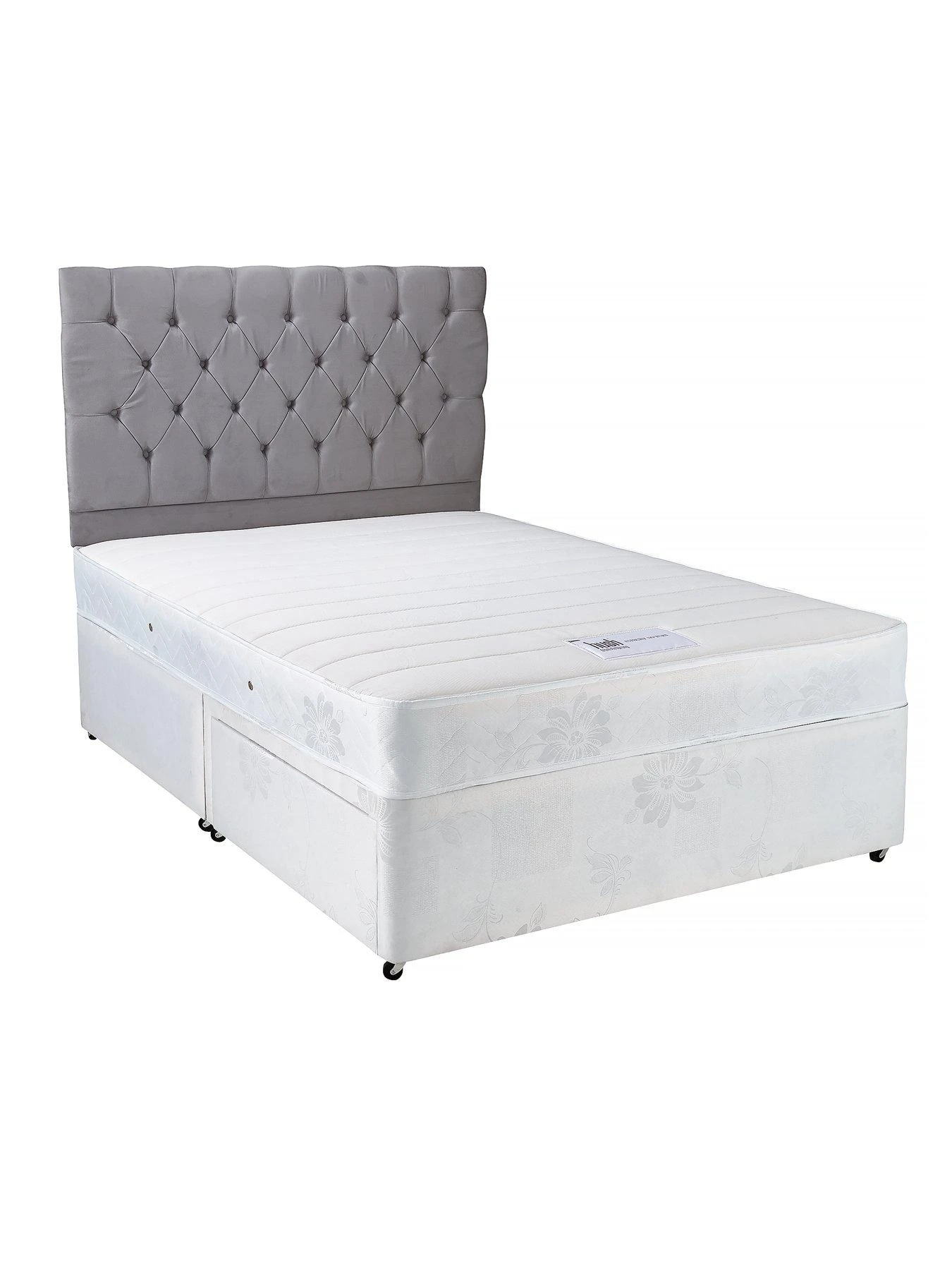 Airsprung New Astbury Memory Divan With Storage Options - White 5 Airsprung New Astbury Memory Divan With Storage Options - White - Image 3