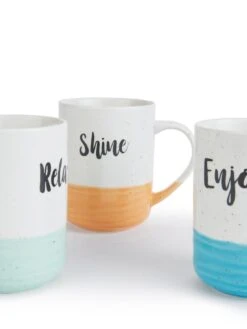 WATERSIDE Dipped Glaze Slogan Mugs – Set Of 6 9 WATERSIDE Dipped Glaze Slogan Mugs – Set Of 6 -Oleu Furniture Shop MY76W SQ4 0000000099 N A SLd2