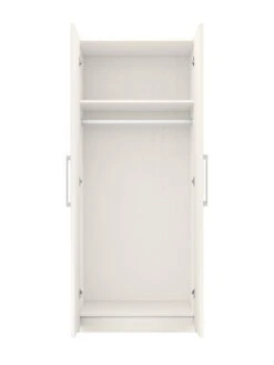 One Call Frodsham Ready Assembled 2 Door Wardrobe -Oleu Furniture Shop N34A7 SQ4 0000000013 WHITE SLd